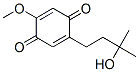 2,5-Cyclohexadiene-1,4-dione, 2-(3-hydroxy-3-methylbutyl)-5-methoxy- (9CI) Struktur