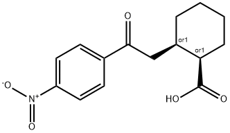 CIS-2-[2-OXO-2-(4-NITROPHENYL)ETHYL]CYCLOHEXANE-1-CARBOXYLIC ACID Struktur