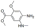 Benzoic acid, 4-amino-2-methoxy-5-(methylamino)-, methyl ester (9CI) Struktur