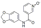 3-Pyridinecarboxamide,N-1,3-benzodioxol-5-yl-,1-oxide(9CI) Struktur