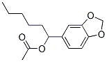 1-benzo[1,3]dioxol-5-ylhexyl acetate Struktur