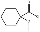 Cyclohexanecarbonyl chloride, 1-methoxy- (9CI) Struktur