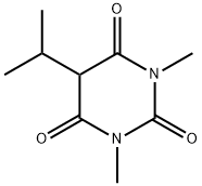 1,3-Dimethyl-5-isopropylbarbituric acid Struktur