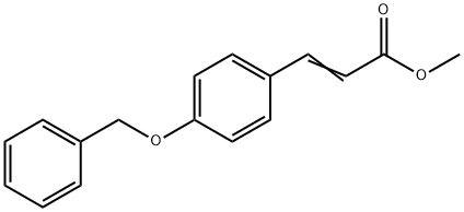 2-PROPENOIC ACID, 3-[4-(PHENYLMETHOXY)PHENYL]-, METHYL ESTER Struktur