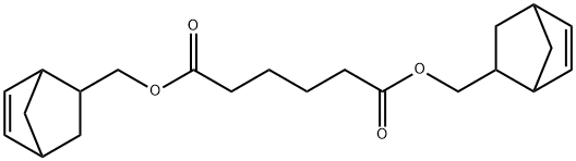 bis(bicyclo[2.2.1]hept-5-en-2-ylmethyl) adipate Struktur