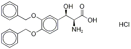 3,4-Di-O-benzyl DL-threo-Droxidopa Hydrochloride Struktur