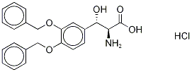 3,4-Di-O-benzyl DL-erythro-Droxidopa Hydrochloride Struktur