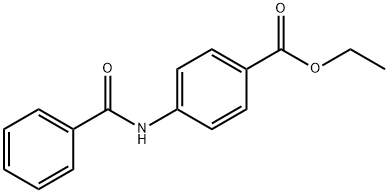 4-(Benzoylamino)benzoic acid ethyl ester Struktur