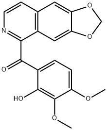 1,3-Dioxolo[4,5-g]isoquinolin-5-yl(2-hydroxy-3,4-dimethoxyphenyl)methanone Struktur