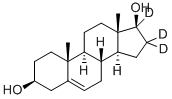 5-ANDROSTEN-3BETA,17BETA-DIOL-16,16,17-D3 Struktur