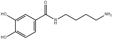 Benzamide, N-(4-aminobutyl)-3,4-dihydroxy- (9CI) Struktur