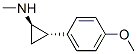 Cyclopropanamine, 2-(4-methoxyphenyl)-N-methyl-, (1R,2S)- (9CI) Struktur