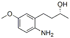 Benzenepropanol, 2-amino-5-methoxy-alpha-methyl-, (alphaR)- (9CI) Struktur