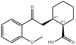 CIS-2-[2-(2-METHOXYPHENYL)-2-OXOETHYL]CYCLOHEXANE-1-CARBOXYLIC ACID Struktur