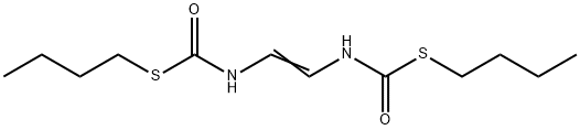 N,N'-Vinylenebis(thiocarbamic acid)S,S'-dibutyl ester Struktur