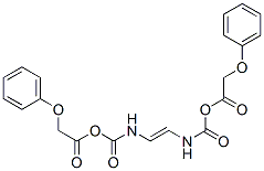 N,N'-Vinylenebis(phenoxyacetic acid carbamic acid anhydride) Struktur