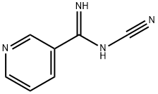 N'-CYANOPYRIDINE-3-CARBOXIMIDAMIDE Struktur