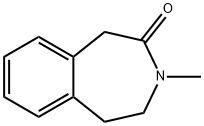 3-Methyl-1,3,4,5-tetrahydrobenzo[d]azepin-2-one Struktur