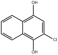 2-CHLORO-1,4-NAPHTHALENEDIOL Struktur