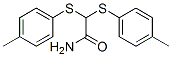 2,2-Bis(p-tolylthio)acetamide Struktur