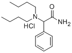 Acetamide, 2-(dibutylamino)-2-phenyl-, hydrochloride Struktur