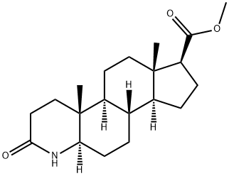 METHYL 4-AZA-5ALPHA-ANDROSTA-3-ONE-17BETA-CARBOXYLATE Structure