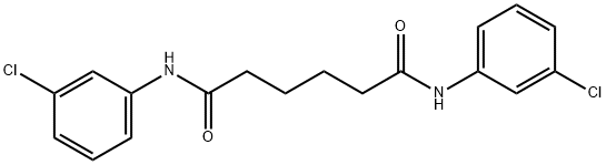 N,N'-Bis(3-chlorophenyl)adipamide Struktur