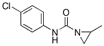 N-(p-Chlorophenyl)-2-methyl-1-aziridinecarboxamide Struktur