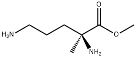 Ornithine, 2-methyl-, methyl ester (9CI) Struktur