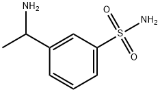 Benzenesulfonamide, 3-(1-aminoethyl)- (9CI) Struktur