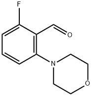 2-(N-MORPHOLINYL)-6-FLUOROBENZALDEHYDE Struktur