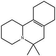 1,3,4,6,7,8,9,10,11,11b-Decahydro-6,6-dimethyl-2H-benzo[a]quinolizine Struktur