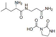 2-oxoimidazolidine-1-carboxylic acid-leucyl-beta-alaninamide Struktur