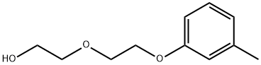 2-[2-(3-methylphenoxy)ethoxy]ethanol Struktur