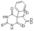 5-Phenyl-5-ethyl-D5-2-thiobarbituric Acid Struktur