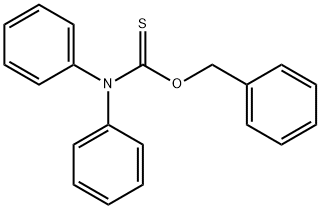 Diphenylthiocarbamic acid O-benzyl ester Struktur