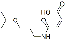 (Z)-4-[[3-(1-Methylethoxy)propyl]amino]-4-oxo-2-butenoic acid Struktur