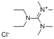 N,N,N′,N′-Tetramethyl-N′′,N′′-diethylguanidinium chloride Struktur