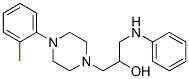 1-anilino-3-[4-(2-methylphenyl)piperazin-1-yl]propan-2-ol Struktur