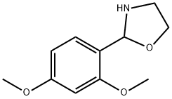 2-(2,4-Dimethoxyphenyl)oxazolidine Struktur