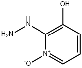 3-Pyridinol,2-hydrazino-,1-oxide(9CI) Struktur