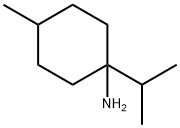 Cyclohexanamine, 4-methyl-1-(1-methylethyl)- (9CI) Struktur