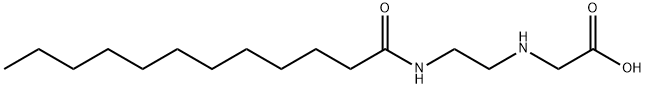 N-[2-[(1-oxododecyl)amino]ethyl]glycine Struktur