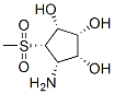 1,2,3-Cyclopentanetriol, 4-amino-5-(methylsulfonyl)-, [1R-(1alpha,2alpha,3ba,4alpha,5alpha)]- (9CI) Struktur