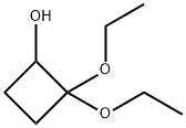 Cyclobutanol, 2,2-diethoxy- (9CI) Struktur