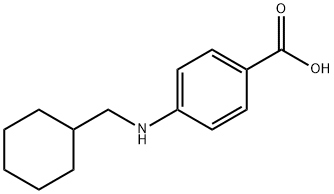 N-CYCLOHEXYLMETHYL-P-AMINOBENZOIC ACID Struktur