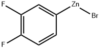 3,4-DIFLUOROPHENYLZINC BROMIDE Struktur