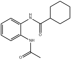 Cyclohexanecarboxamide, N-[2-(acetylamino)phenyl]- (9CI) Struktur