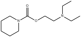 1-Piperidinecarboxylic acid 2-(diethylamino)ethyl ester Struktur