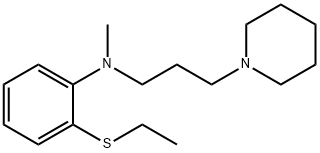 1-[3-[N-(2-Ethylthiophenyl)-N-methylamino]propyl]piperidine Struktur